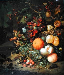 Stilleben med frukt, 1704
