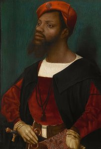 Porträtt av en afrikan (Christophle le More?). Omkring 1525-30