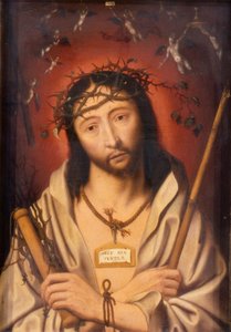 Kristus krönt med törnen, eller Ecce Homo, ca 1525 (olja på pannå) av Jan Mostaert