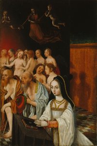 The Souls of the Just and Donator, ca. 1520 av Jan Mostaert