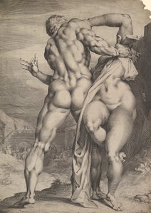Sabinkvinnornas våldtäkt, ca. 1627.