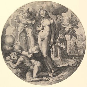 The Sixth Day Dies VI, från serien The Creation of the World, ca. 1598.