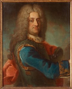 Porträtt av greve Ture Gabriel Bielke (1684-1763), av Mijtens (Meytens), Martin van, den yngre (1695-1770). Olja på duk. Mått: 80x64,5 cm. Privat samling