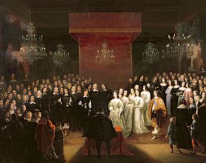 Äktenskapet mellan Fredrik William (1620-88) kurfursten av Brandenburg och Louise Henriette (1627-67) prinsessan av Nassau, 1646