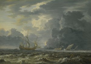 Sjöfart i oroligt hav av Jan Peeters the Elder