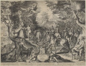 Allegory of Flourishing State of the United Provinces av Jan Pietersz Saenredam