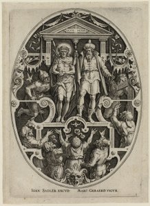 Ecce Homo, från Kristi lidande av Jan Sadeler I
