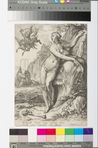 Andromeda, ca 1609 (gravyr) av Jan Saenredam
