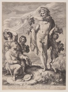 Hyllning till Bacchus av Jan Saenredam
