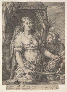 Judith och chefen för Holofernes, 15751607. av Jan Saenredam