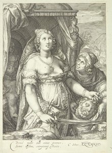 Judith med huvudet av Holofernes av Jan Saenredam