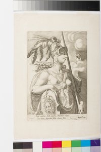Minerva (gravyr) av Jan Saenredam