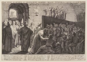 Platons grotta av Jan Saenredam