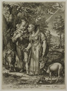 Spring, från The Four Seasons av Jan Saenredam