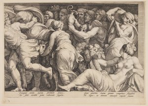 Bestraffningen av Niobe (plansch 8) av Jan Saenredam
