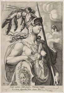 Tre gudinnor, ca. 1595. av Jan Saenredam