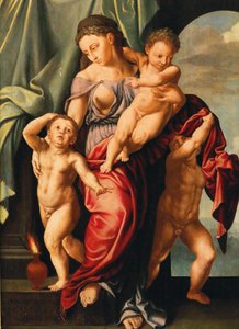 Latin: Caritas Romana av Jan Sanders van Hemessen