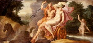 Våldtäkten på Proserpina (Ratto di Proserpina), av Jan Soens även känd som Flamish, slutet av 1500-talet