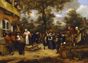 Äktenskap i byar av Jan Steen