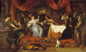 Antonius och Kleopatra av Jan Steen