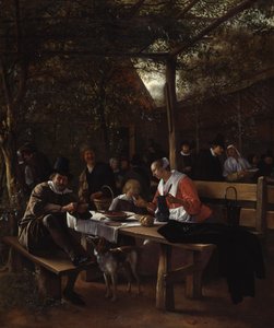 Värdshusträdgården av Jan Steen