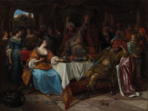 Ester, Ahasveros och Haman