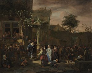 Bröllopet i The Village av Jan Steen