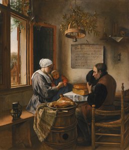 Bön före måltiden av Jan Steen