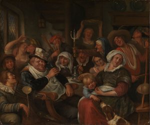 Trettondagsafton av Jan Steen