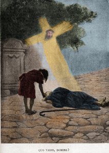 Quo vadis dominerar? (Kapitel XXIII) illustration av JAN STYKA (1858-1925) till romanen "Quo Vadis" av Henryk Sienkiewicz.