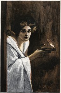 illustration av JAN STYKA (1858-1925) till romanen "Quo Vadis" av Henryk Sienkiewicz.