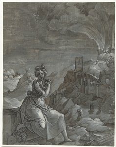 Cassandra sörjer Trojas förstörelse, 1550-55