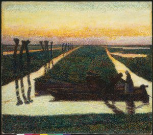 Pants In Waterland (olja på duk) av Jan Toorop