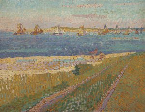 Schelde nära Veere, 1907 av Jan Toorop