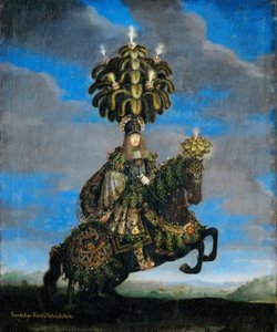 Gundakar, Prins Dietrichstein 1623-1690 i en kostym för en hästbalett, 1667