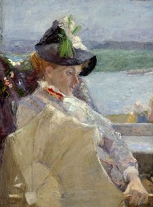 Damen med paraplyet, 1888.
