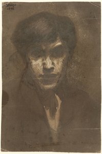 Självporträtt av målaren Jan Toorop av Jan Toorop