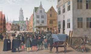Ecce Homo (Kristus visad för folket) c.1565 (olja på duk) av Jan Van Wechelen
