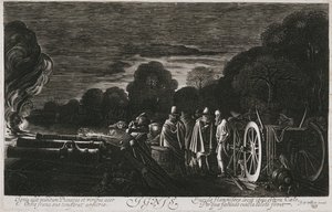 De fyra elementen, eld (Ignis), ca. 1614–1622 (etsning) av Jan Van de II Velde