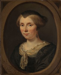 Porträtt av Margaretha Verkolje, Reinier Couturiers hustru