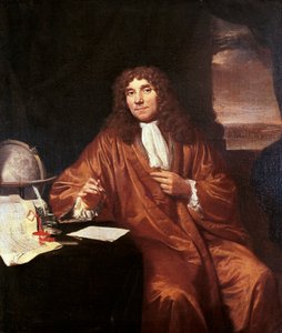 Antonie van Leeuwenhoek, ca 1680 (olja på duk)