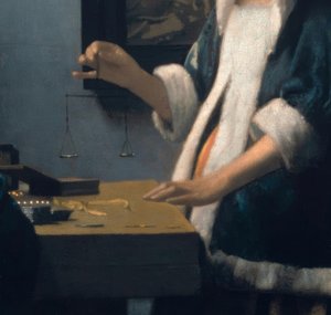 Pärlvägaren av Jan Vermeer van Delft