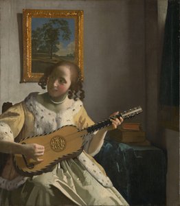Gitarrspelaren av Jan Vermeer van Delft