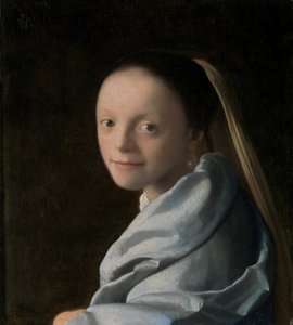 Porträtt av en ung kvinna, ca 1663-65