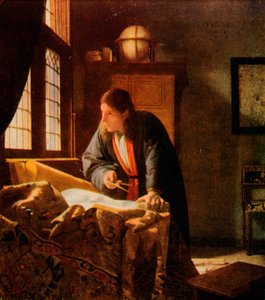 Geografen, 1669, 1911 av Jan Vermeer van Delft