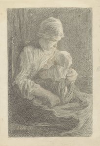 Mamma med barn av Jan Veth