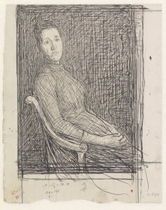 Porträtt av Anna Dorothea Veth-Dirks, sittande till höger