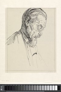 Porträtt av Cornelis Hofstede de Groot av Jan Veth