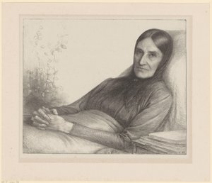 Porträtt av Elisabeth Ragazzi van den Wall Bake av Jan Veth