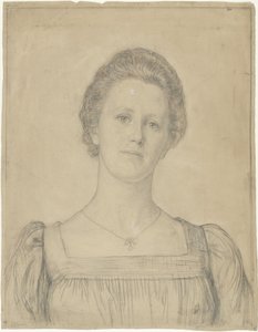Porträtt av Emilie van Kerckhoff av Jan Veth